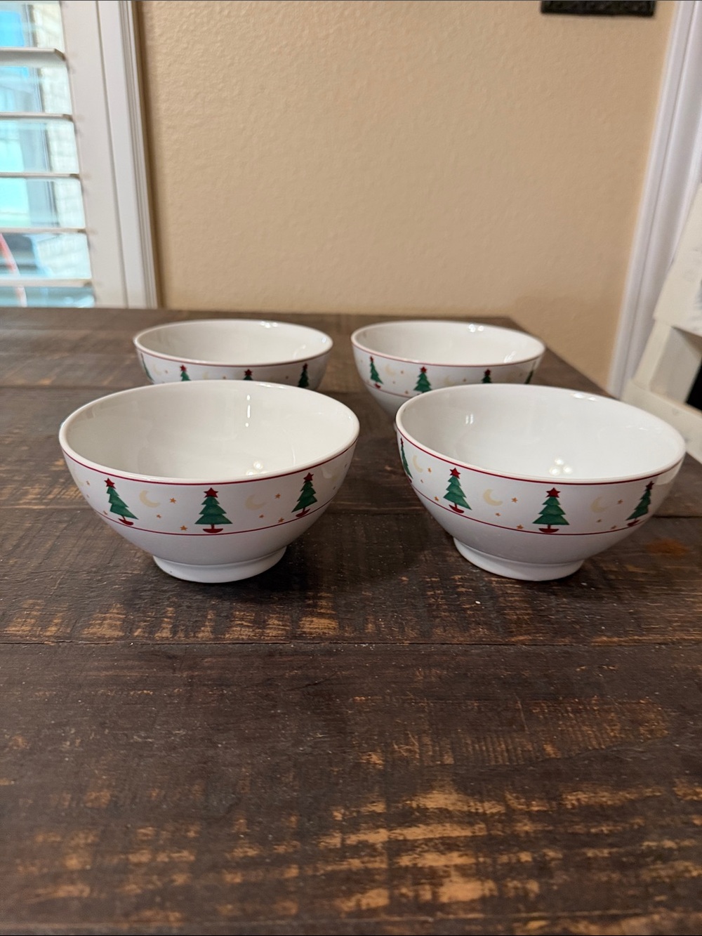 Sakura Holiday Christmas Tree Ceramic Bowls . Magic of Santa by Debbie Mumm